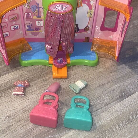 Polly Pocket Fashion Show Toy Playset Runway 2004 Travel Doll House Designer - Picture 3 of 12